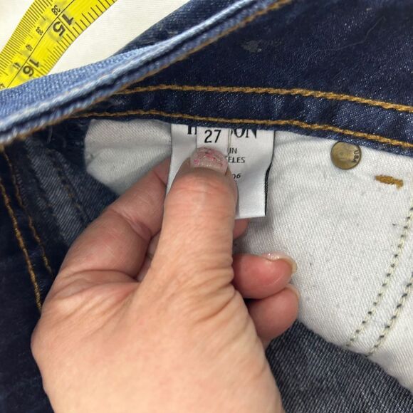 Hudson Women's Bootcut Flap Pocket Jeans Blue Denim Classic Style Size 27 - Picture 4 of 10